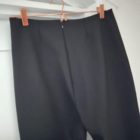 Carmen March High Waisted Skinny Tie Pant in Black - Picture 8 of 13